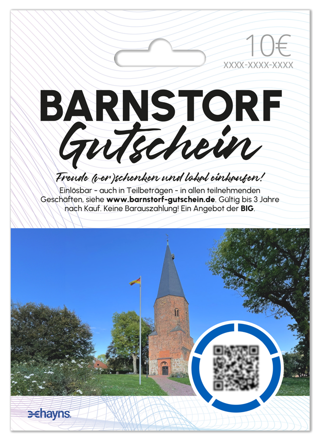 Barnstorfer Kirche 10 Euro Gutschein Barnstorfer Kirche 10 Euro